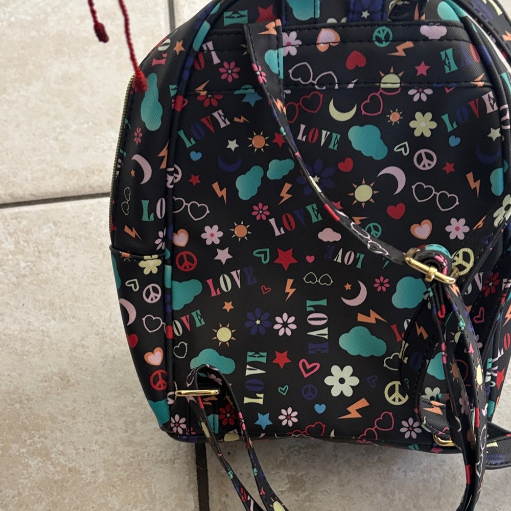 Colorful Patterned Women's Backpack - Picture 6 of 6